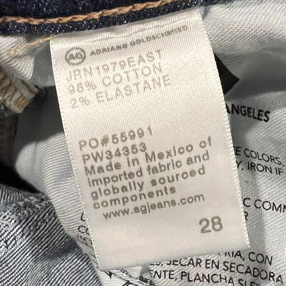 NWOT AG Los Angeles Alexxis Straight High-Rise Vintage Fit Jeans Size 28 - Picture 9 of 10